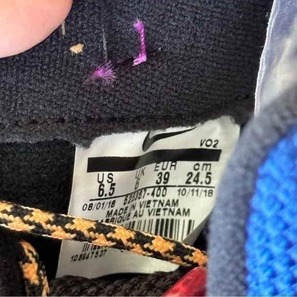 Nike Acg Okwahn II Obsidian Orange Sneaker Size 8 Women