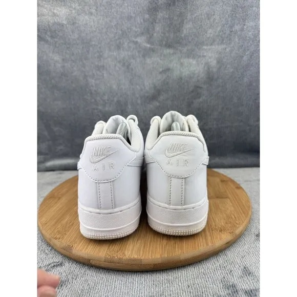 Nike Air Force 1 07 Shoes Men Size 10 Triple White Basketball Casual Sneakers