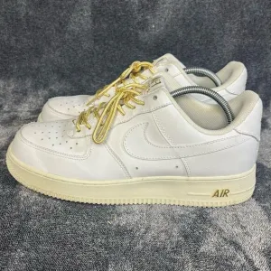 Nike Air Force 1 82 White Sneakers Men Size 10