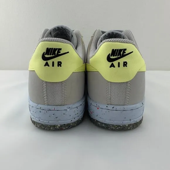 Nike Air Force 1 Crater Pure Platnum-Barely Volt shoes Men-8.5