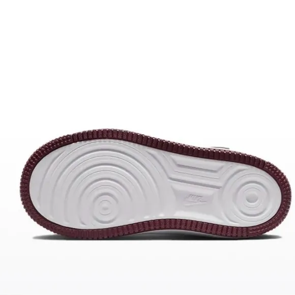 Nike Air Force 1 Low  Shoes Easy On Little Kids White Team Red Casual FN0237-105