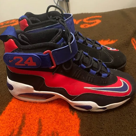 Nike Air Griffey Max 1 BLACK/DEEP ROYAL BLUE Men's Shoes Size 10