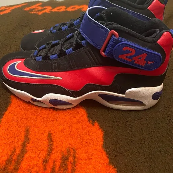 Nike Air Griffey Max 1 BLACK/DEEP ROYAL BLUE Men's Shoes Size 10