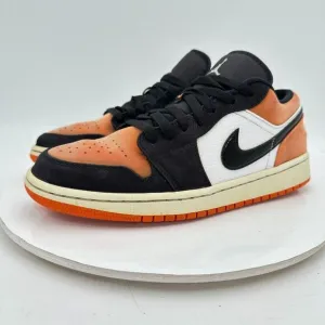 Nike Air Jordan 1 Low Shattered Backboard Men Size 8.5 553558-128 Orange Shoes