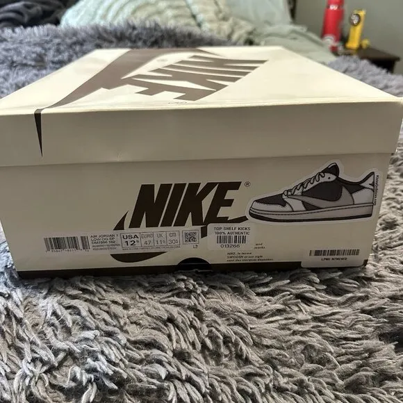 Nike Air Jordan 1 Low Shoes Travis Scott Reverse Mocha