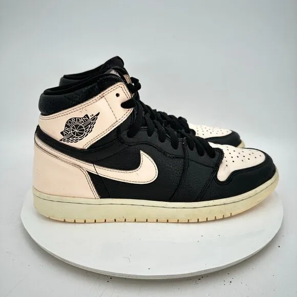 Nike Air Jordan 1 Men Size 11 555088-081 High Crimson Tint Black White Shoes