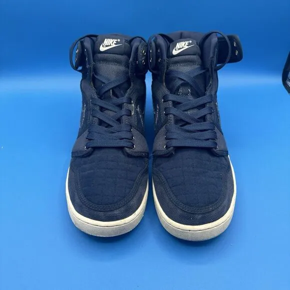 Nike Air Jordan 1 Retro AJKO Blue Quilted Sneakers Men Size 10 Shoes 638471-403