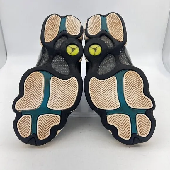 Nike Air Jordan 13 Retro Men Sz 9.5 414571-115 Barons Hologram White Bred Shoes