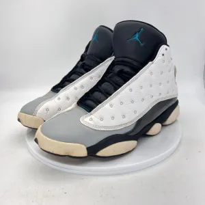 Nike Air Jordan 13 Retro Men Sz 9.5 414571-115 Barons Hologram White Bred Shoes