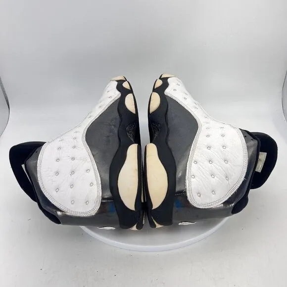 Nike Air Jordan 13 Retro Men Sz 9.5 414571-115 Barons Hologram White Bred Shoes