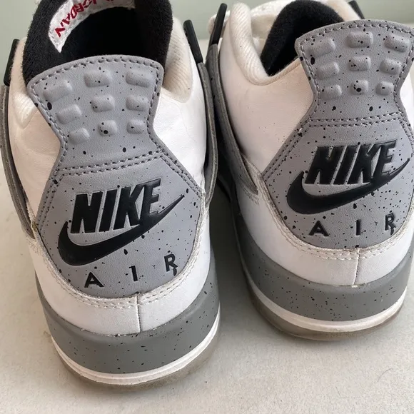 Nike Air Jordan 4 Retro OG White Cement shoes 836016-192