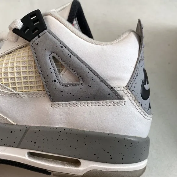 Nike Air Jordan 4 Retro OG White Cement shoes 836016-192