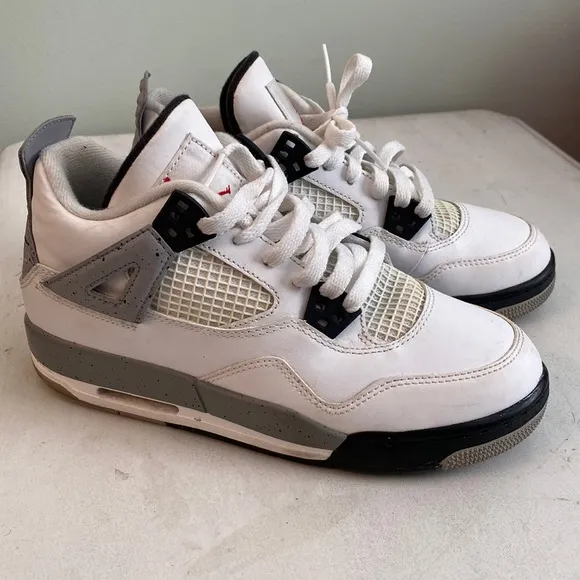 Nike Air Jordan 4 Retro OG White Cement shoes 836016-192
