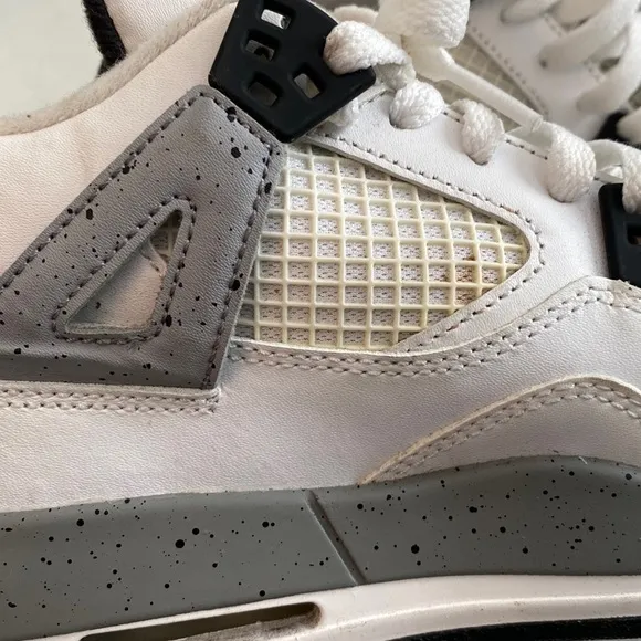 Nike Air Jordan 4 Retro OG White Cement shoes 836016-192