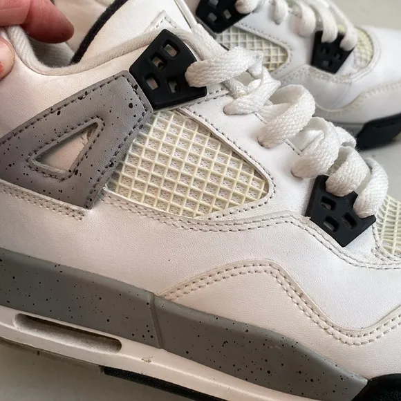 Nike Air Jordan 4 Retro OG White Cement shoes 836016-192