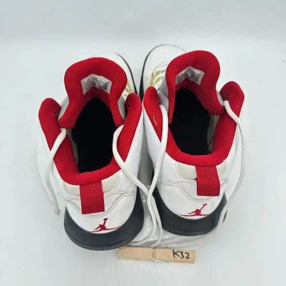 Nike Air Jordan Maxin Men Size 13 CD6107-101 Fire Red White Basketball Shoes