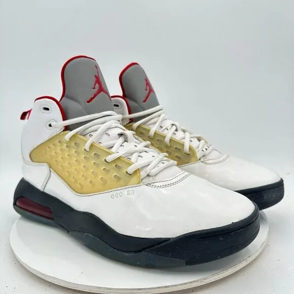 Nike Air Jordan Maxin Men Size 13 CD6107-101 Fire Red White Basketball Shoes