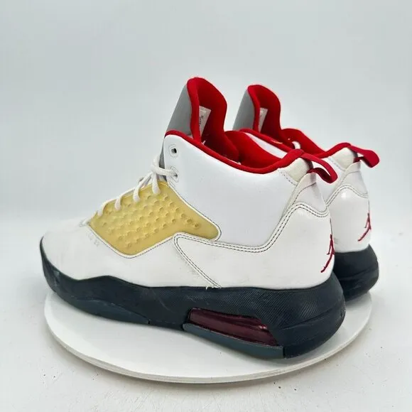 Nike Air Jordan Maxin Men Size 13 CD6107-101 Fire Red White Basketball Shoes