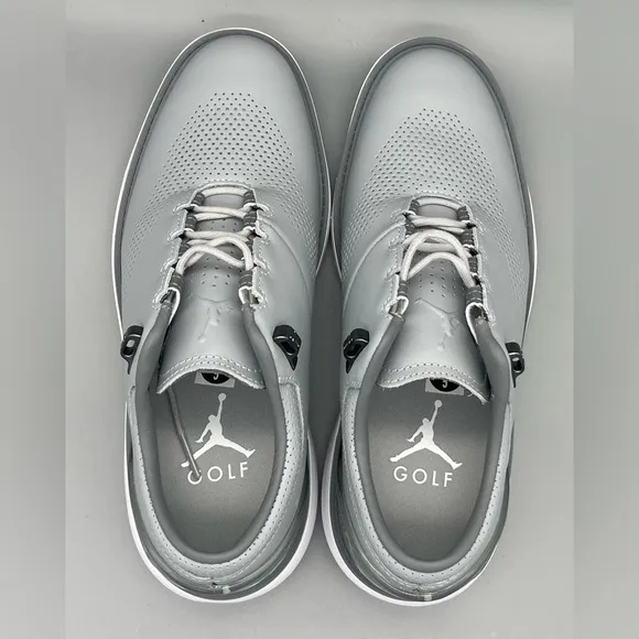 Nike Air Jordan Wolf Grey ADG 4 Golf Shoes Men Sz 5 Womens Sz 6.5 DM0103-010 NEW