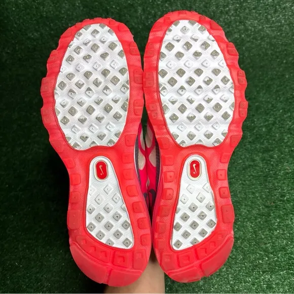 Nike Air Max  2012 Gray Pink Size 9.5 Women 487679-160 Running Shoes - EUC