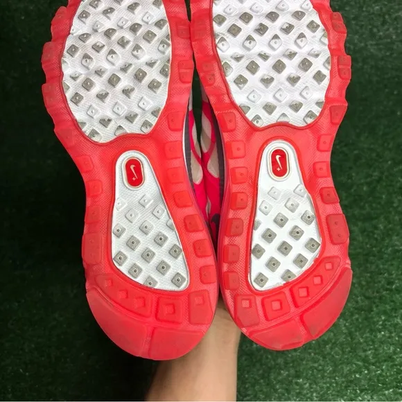 Nike Air Max  2012 Gray Pink Size 9.5 Women 487679-160 Running Shoes - EUC