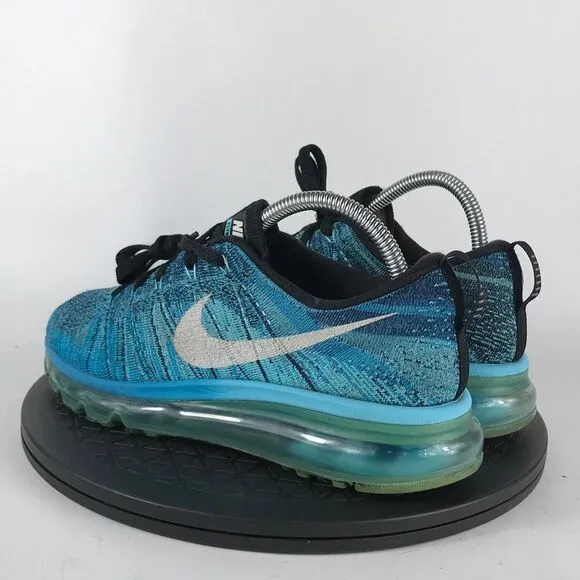 Nike Air Max 2015 FlyKnit Tide Pool Blue Running Shoes 620659-003 Women Size 8.5