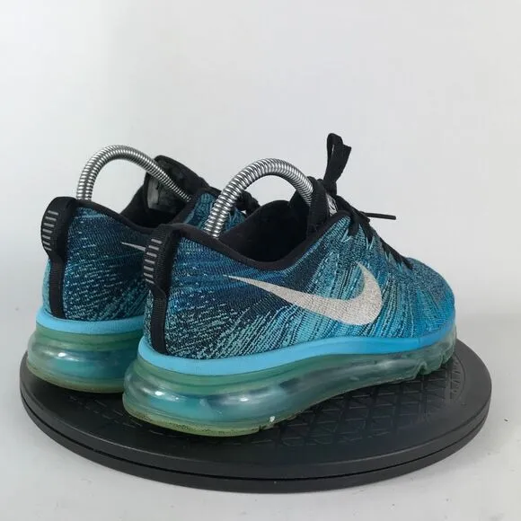 Nike Air Max 2015 FlyKnit Tide Pool Blue Running Shoes 620659-003 Women Size 8.5