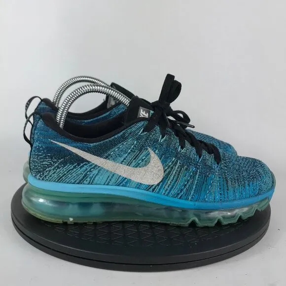 Nike Air Max 2015 FlyKnit Tide Pool Blue Running Shoes 620659-003 Women Size 8.5