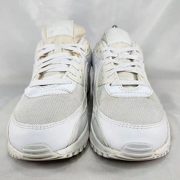 Nike Air Max 90 Triple White OG Shoes DH8010-100 Clean 2021 Rare Women Size 8.5‎