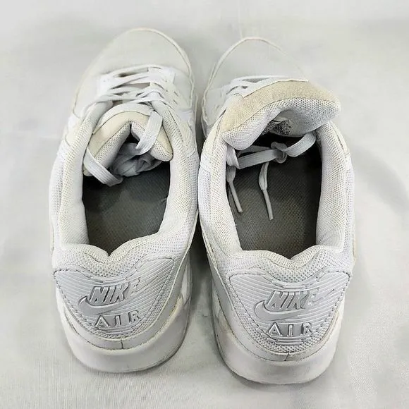 Nike Air Max 90 Triple White OG Shoes DH8010-100 Clean 2021 Rare Women Size 8.5‎