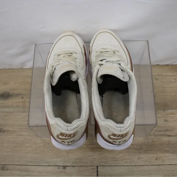 Nike Air Max 90 Ultra SE Shoes Light Bone Bronze 859523-001 Women Size 10