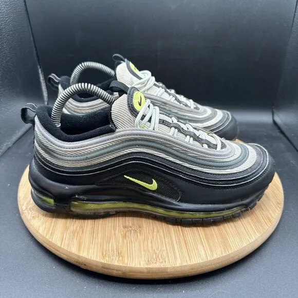 Nike Air Max 97 Men Size 7 Shoes Black Yellow Sneakers DX4235-001