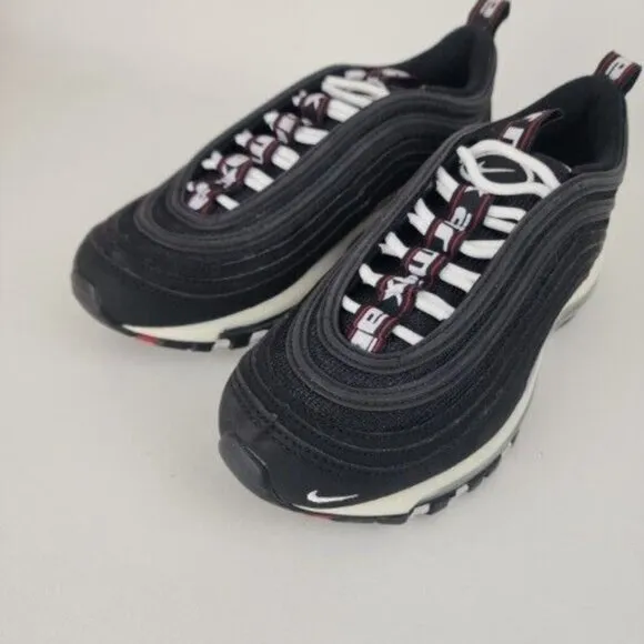 Nike Air Max 97 SE GS Sneakers Black Shoes Size 5.5 Y = 7 Women