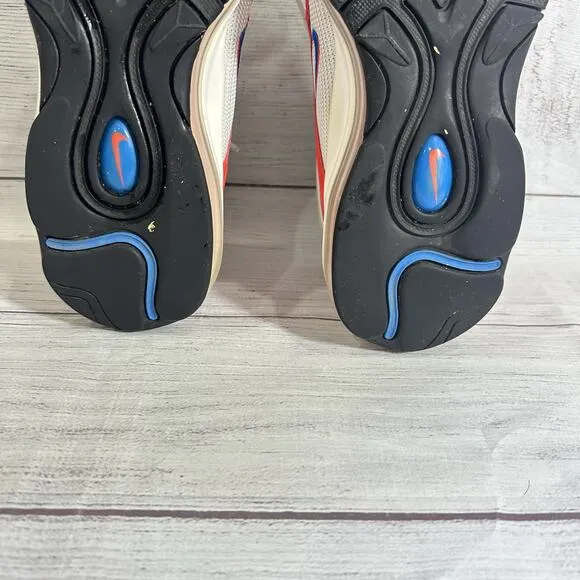 Nike Air Max 97 Shoes Women 9.5 Double Swoosh 2022 DV2222 100 Red Blue White