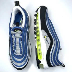 Nike Air Max 97 Women Shoes Size 10 Atlantic Blue Voltage Yellow DQ9131-400
