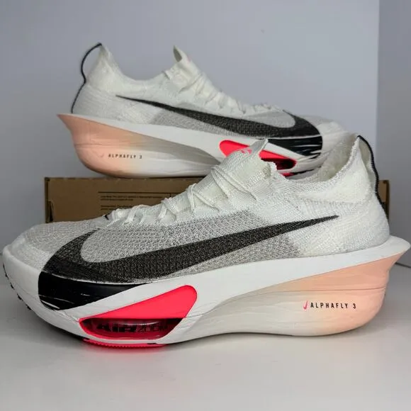Nike Air Zoom Alphafly Next% 3 Sail Crimson Tint Size 13 Men Elite Running Shoes
