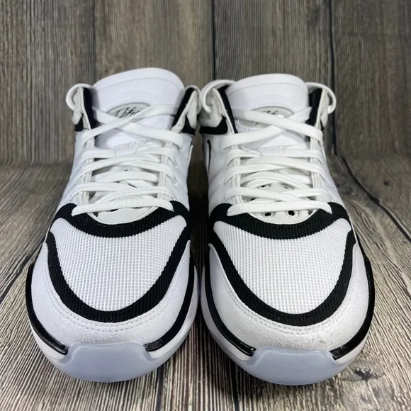 Nike Air Zoom GT Hustle 2 White/Black/Ice Men Size 8.5 Baketball DJ9405-102