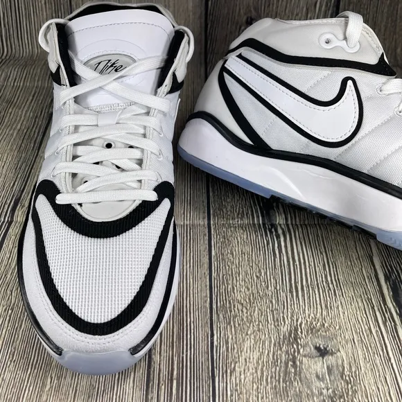 Nike Air Zoom GT Hustle 2 White/Black/Ice Men Size 8.5 Baketball DJ9405-102