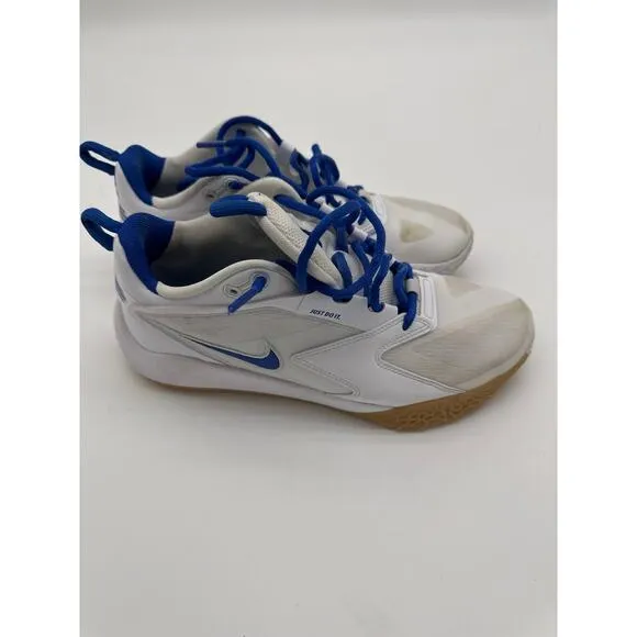 Nike Air Zoom HyperAce 3 White Game Royal Men Volleyball Shoes FQ7074-106