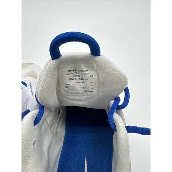 Nike Air Zoom HyperAce 3 White Game Royal Men Volleyball Shoes FQ7074-106