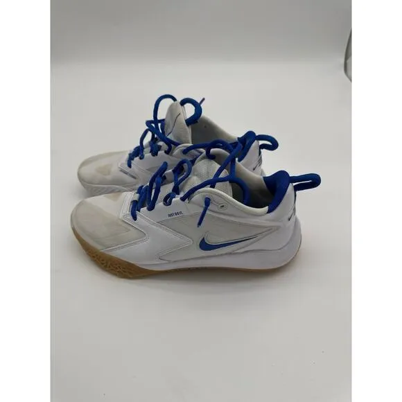 Nike Air Zoom HyperAce 3 White Game Royal Men Volleyball Shoes FQ7074-106