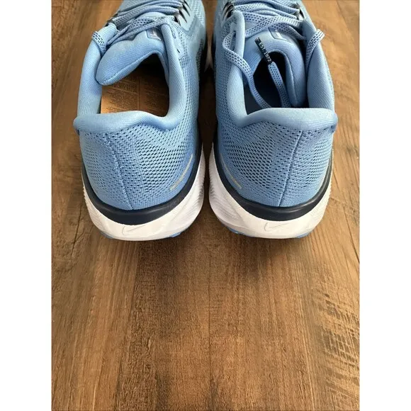 Nike Air Zoom Pegasus 41 Men Size 12.5 UNC Tarheels Blue White Running Shoes