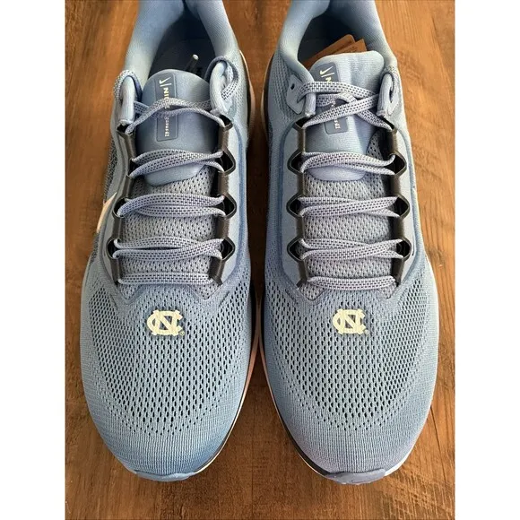 Nike Air Zoom Pegasus 41 Men Size 12.5 UNC Tarheels Blue White Running Shoes