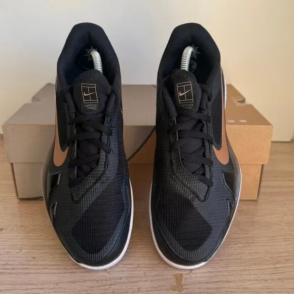 Nike Air Zoom Vapor Pro HC Black/Bronze Women Tennis Shoes CZ0222-024 - Size 7