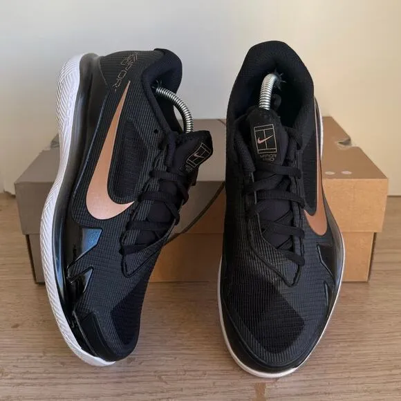 Nike Air Zoom Vapor Pro HC Black/Bronze Women Tennis Shoes CZ0222-024 - Size 7