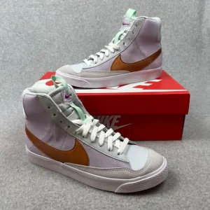 Nike Blazer Mid Top Sneakers Size 6.5 youth/ 8 Womens lavender Metallic Copper