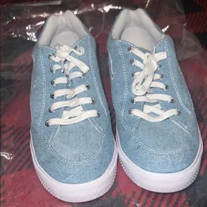 Nike Blue and White Athletic Shoes
