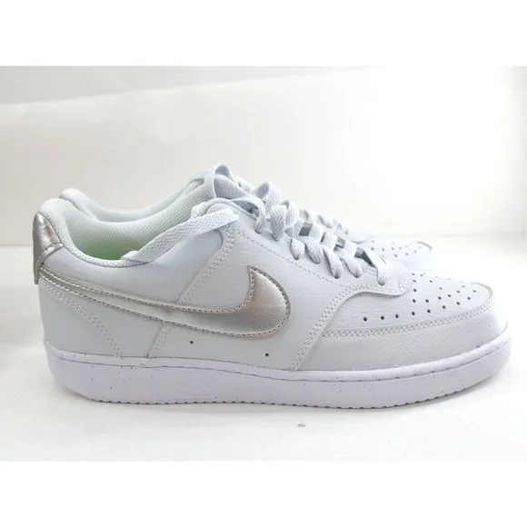 Nike Court Vision Low Women's‎ Shoes Pure Platinum Silver DH3158-002 W10/M8.5