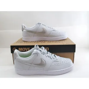 Nike Court Vision Low Women's‎ Shoes Pure Platinum Silver DH3158-002 W10/M8.5