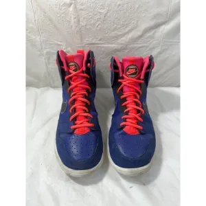 Nike Dunk Free Basketball Mid Shoes 599466-401 Deep Royal Blue/Pink Men Sz 11